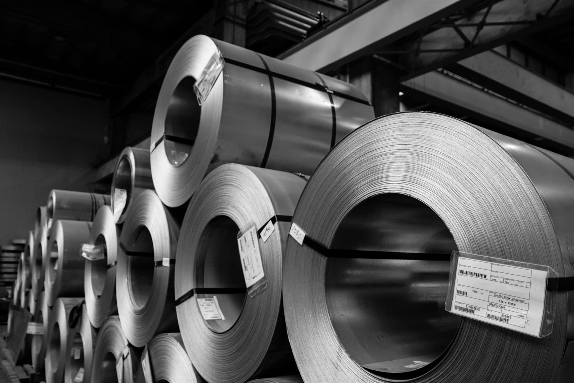 Steel manufacturing background
